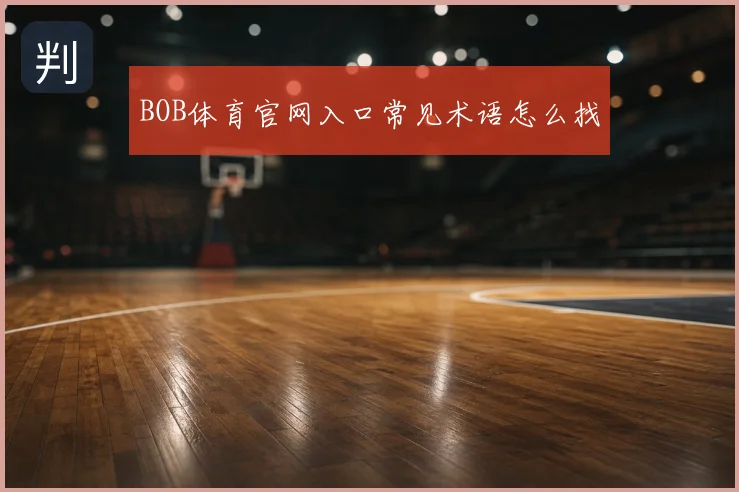 BOB体育官网入口常见术语怎么找